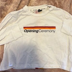 Opening Ceremony Cropped Logo T-shirt